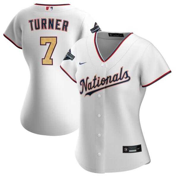 Women Nationals 7 Trea Turner White Gold Nike 2020 Gold Program Cool Base Jersey Dzhi,We sell and wholesale Women Nationals 7 Trea Turner White Gold Nike 2020 Gold Program Cool Base Jersey Dzhi on line form chian!